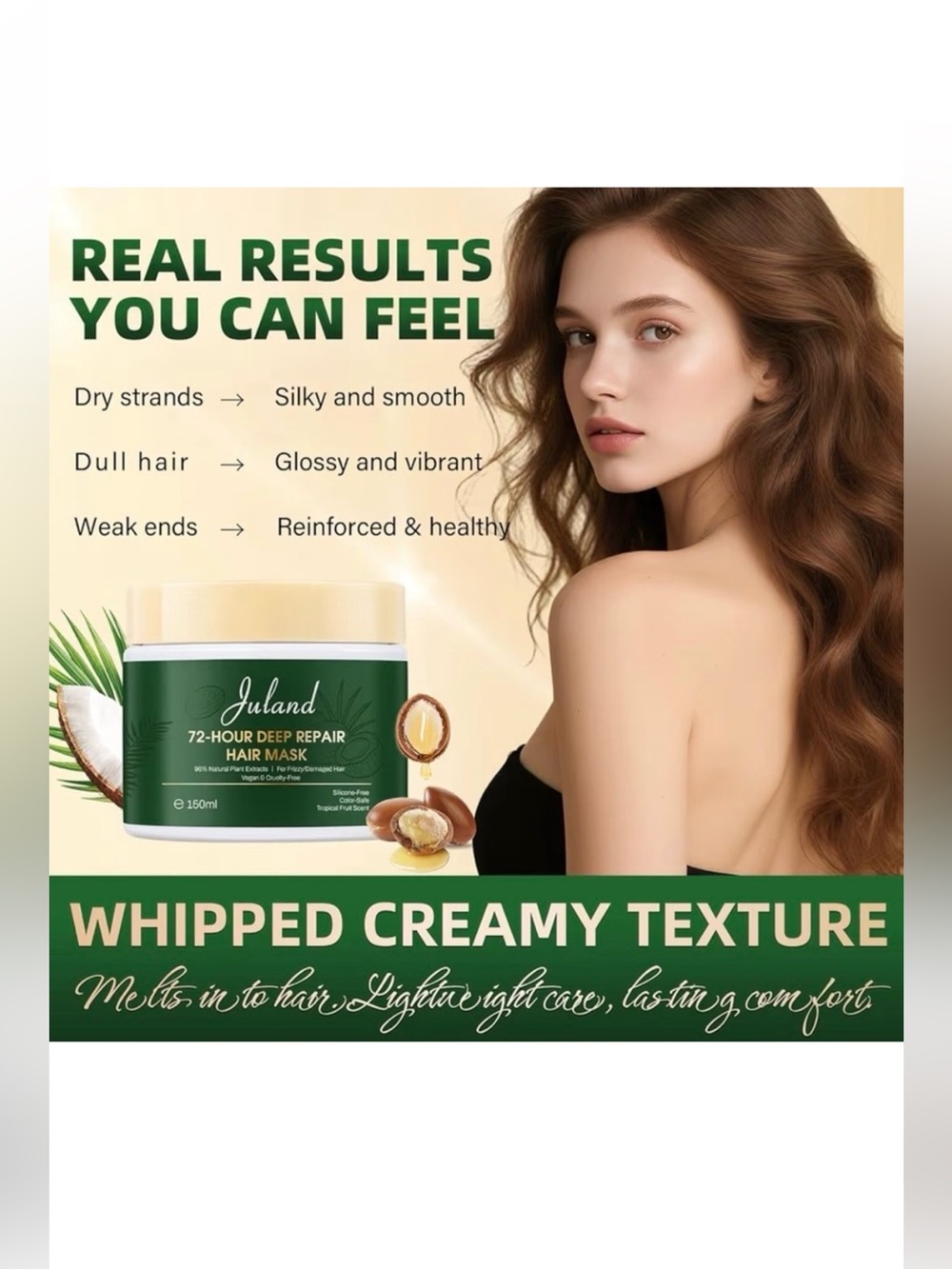 10. Deep Conditioning Hair Mask 72 Hour Repair Treatment for Dry Damaged‎ Hair